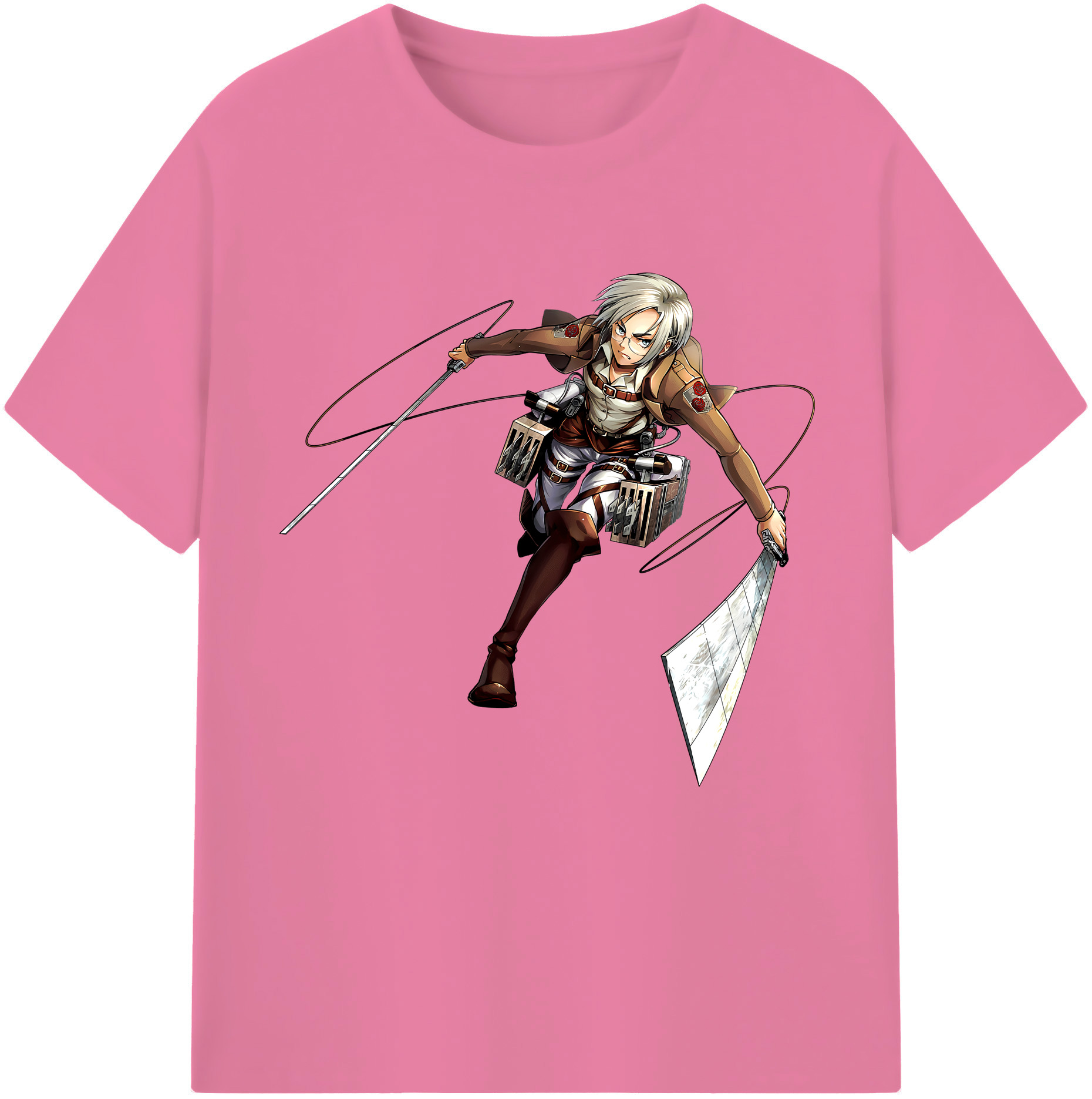 （画像用）  綿100％半袖Tシャツ（フロントプリント）